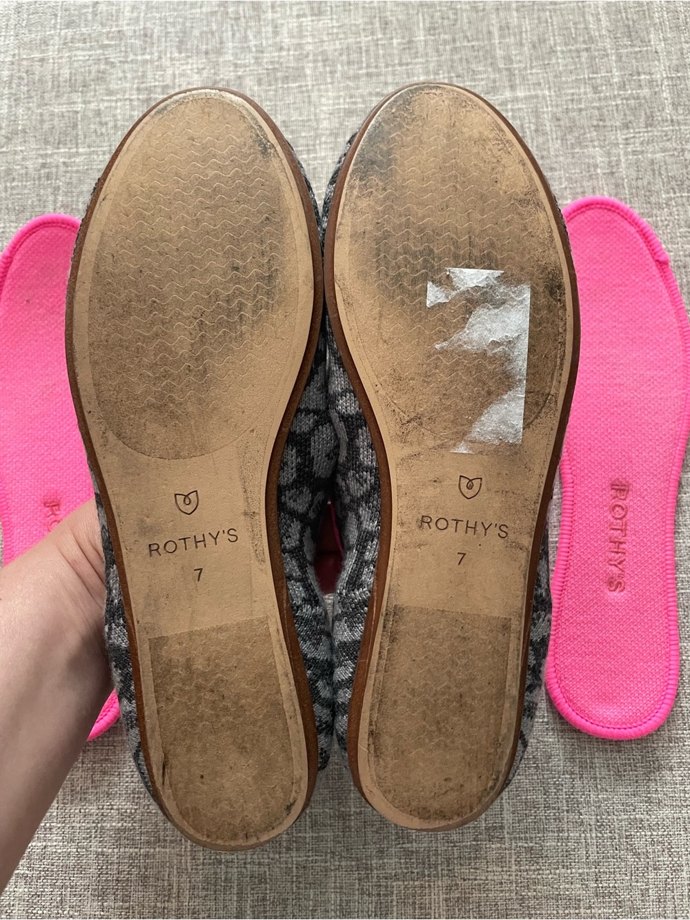 Rothy's Merino Haze Spot Flats - Picture 6 of 7
